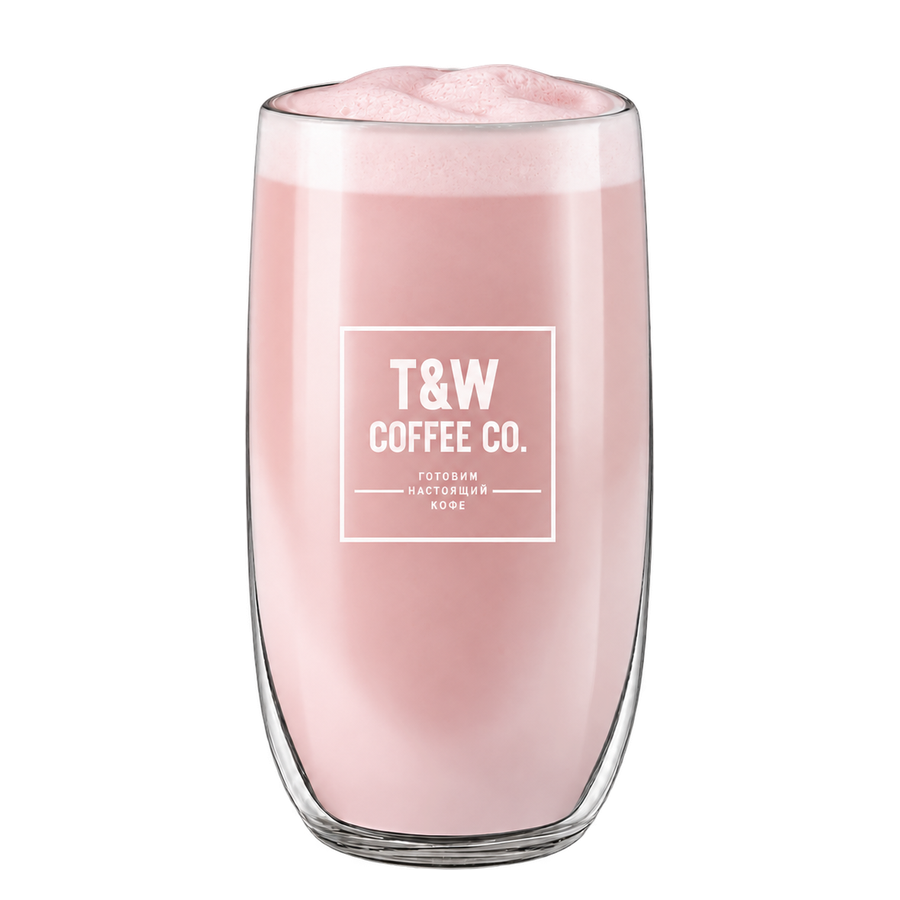 Молочный коктейль в фирменном стакане T&W Coffee Co.