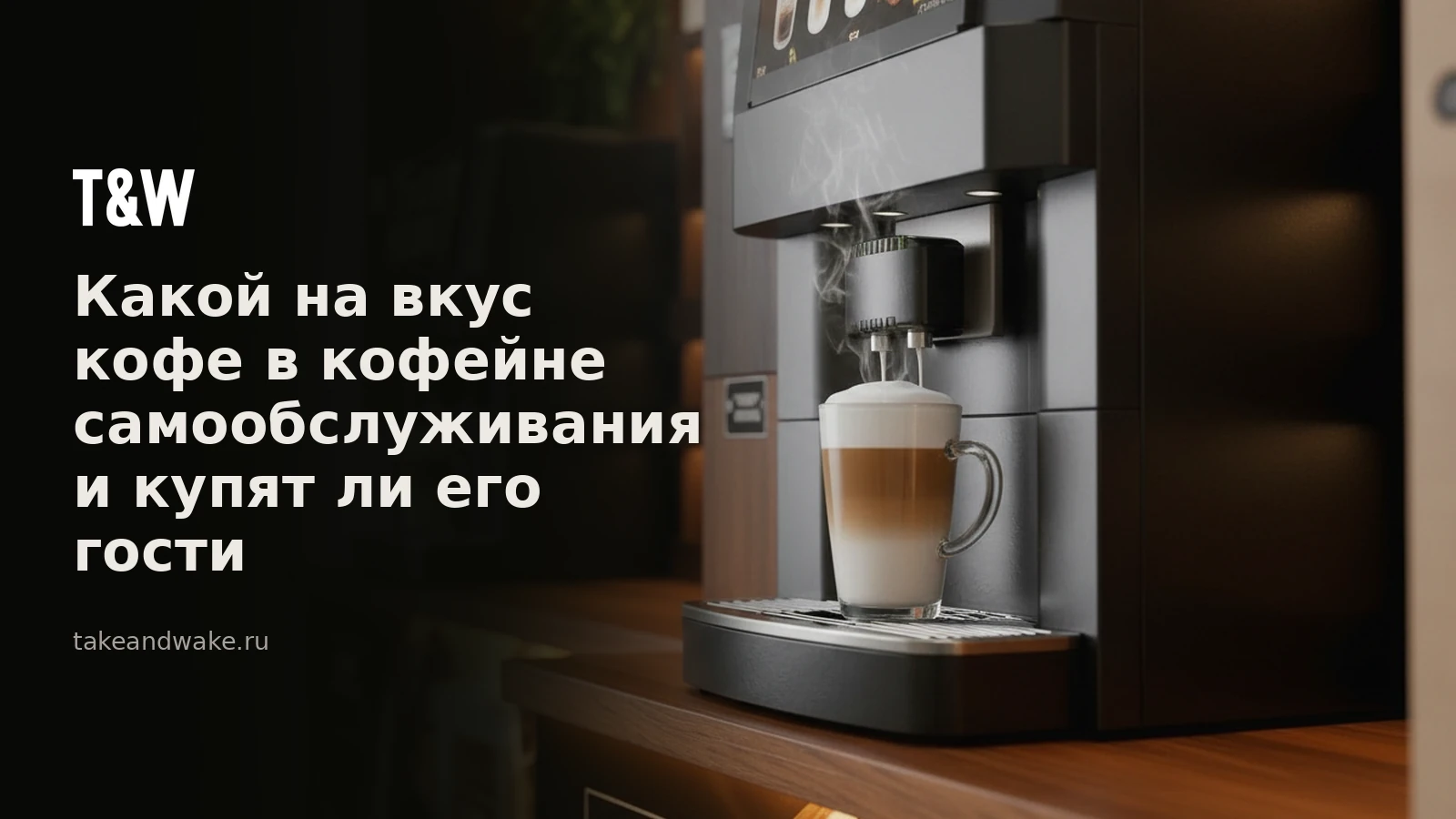 Какой на вкус кофе в кофейне самообслуживания и купят ли его гости