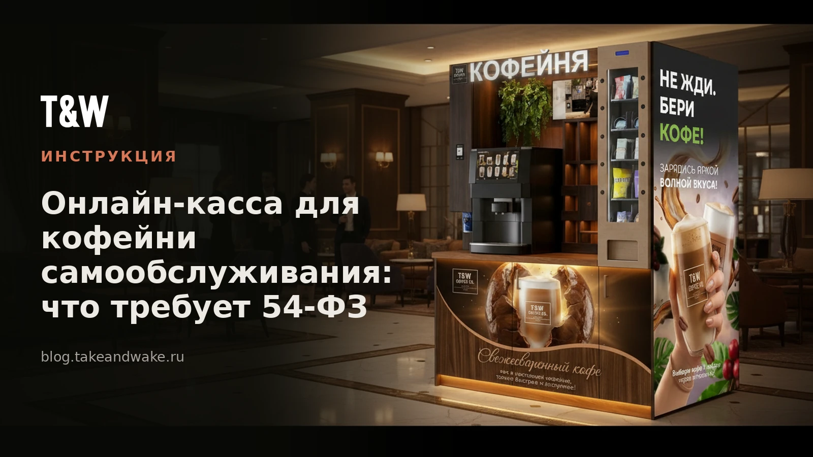 Онлайн-касса для кофейни самообслуживания: что требует 54-ФЗ